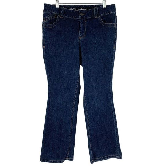 Lane Bryant Womens Size 16P Bootcut Jeans denim stretch Flare 4012 Embroider - Picture 7 of 10